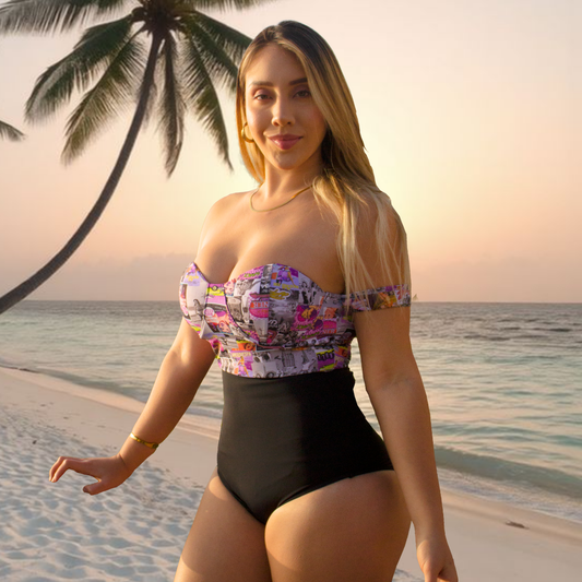 TRAJE DE BAÑO CON FAJA MODA RBTC1002