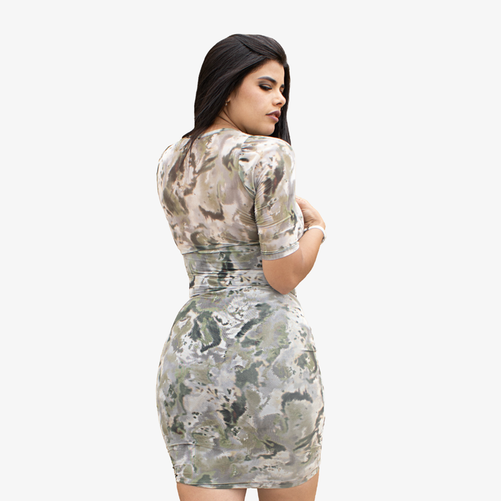 Vestido Faja Tull colombiano V1010L