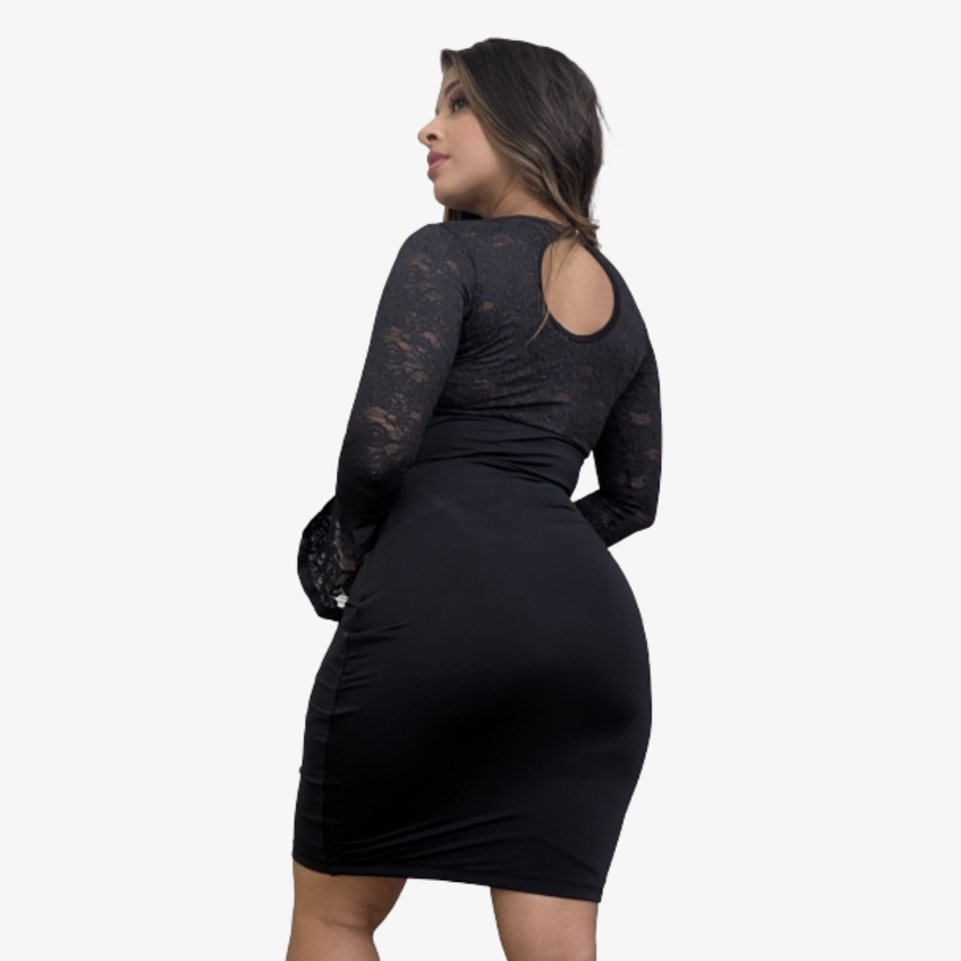 Vestido con Faja Reductor V9018L