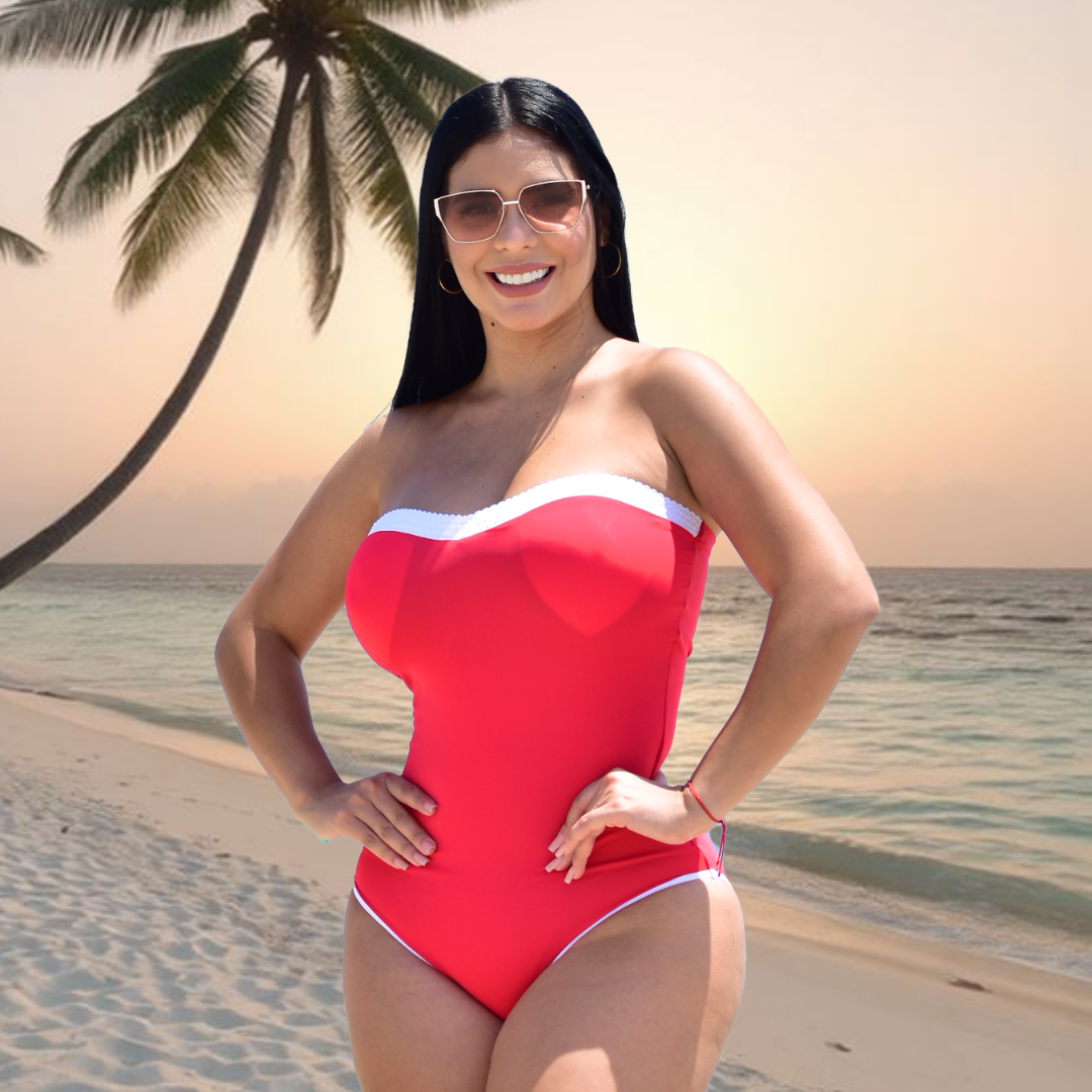 TRAJE DE BAÑO CON FAJA MODA RBTC9095
