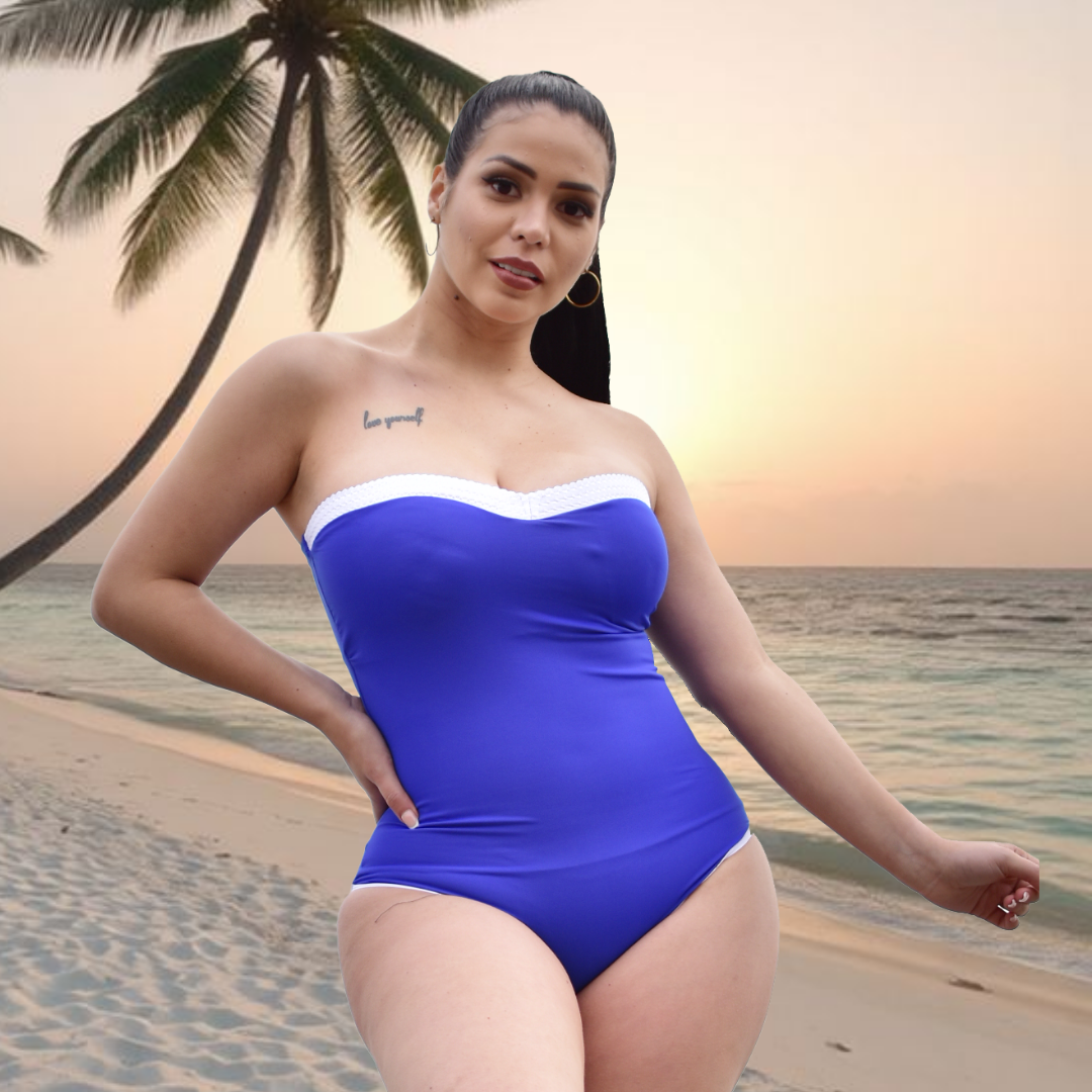 TRAJE DE BAÑO CON FAJA MODA RBTC9095