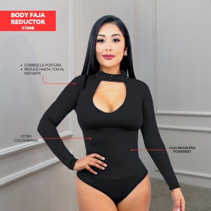 BODY FAJA COLOMBIANA - MANGA LARGA 5700B