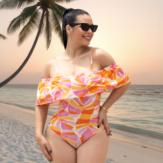 TRAJE DE BAÑO CON FAJA CASUAL RBT4500
