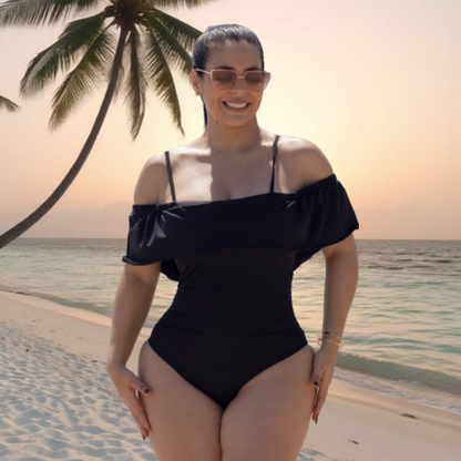 TRAJE DE BAÑO CON FAJA CASUAL RBT4500
