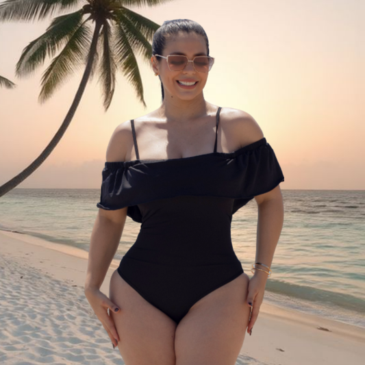 TRAJE DE BAÑO CON FAJA CASUAL RBT4500