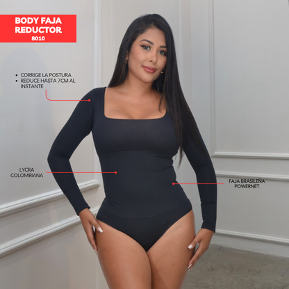 BODY FAJA COLOMBIANA - MANGA LARGA 8010