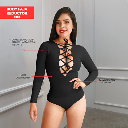 BODY FAJA COLOMBIANA - MANGA LARGA 8300