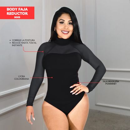 BODY FAJA COLOMBIANA - MANGA LARGA 9009