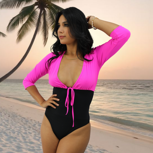 TRAJE DE BAÑO CON FAJA CASUAL RBTC1011