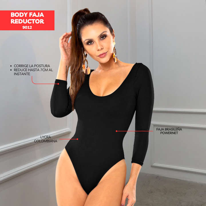 BODY FAJA COLOMBIANA - MANGA LARGA 9012