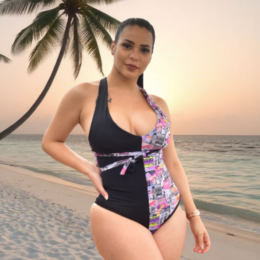 TRAJE DE BAÑO CON FAJA MODA RBTC1007