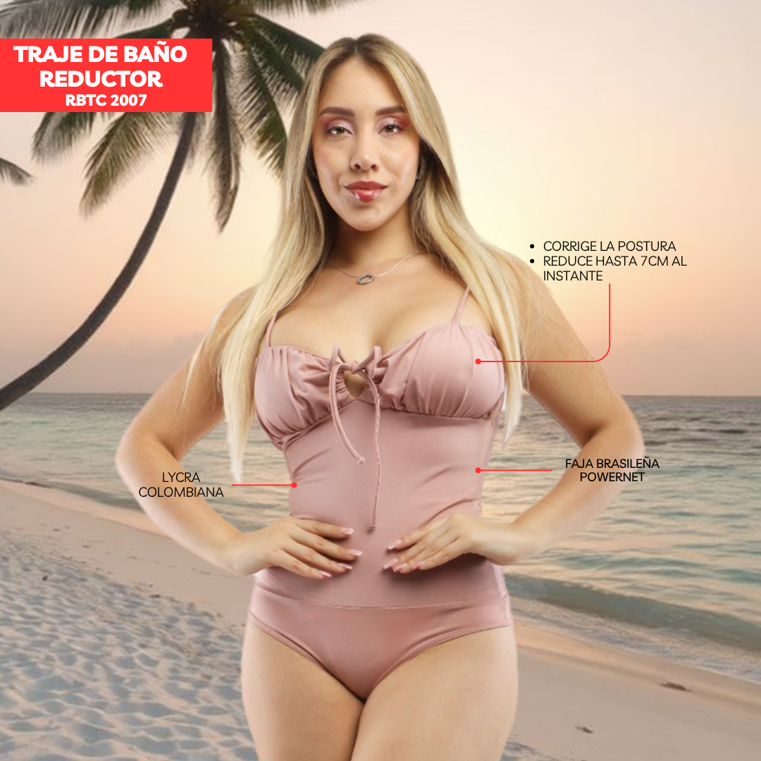 TRAJE DE BAÑO CON FAJA CASUAL RBTC2007