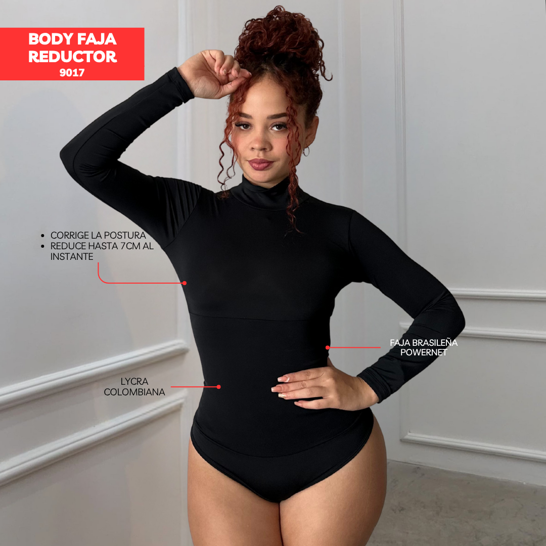 BODY FAJA COLOMBIANA - MANGA LARGA 9017