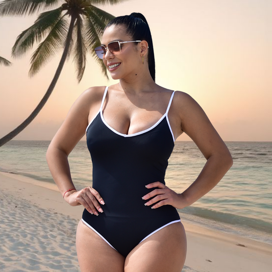 TRAJE DE BAÑO CON FAJA CASUAL RBTC4400