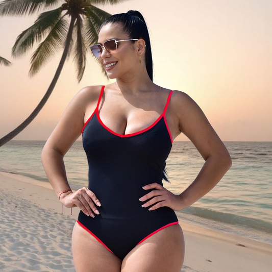 TRAJE DE BAÑO CON FAJA CASUAL RBTC4400