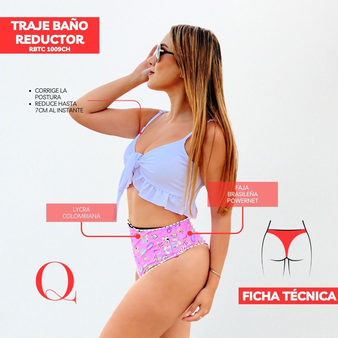 Traje de Baño con Faja Reductor RBTC1009CH