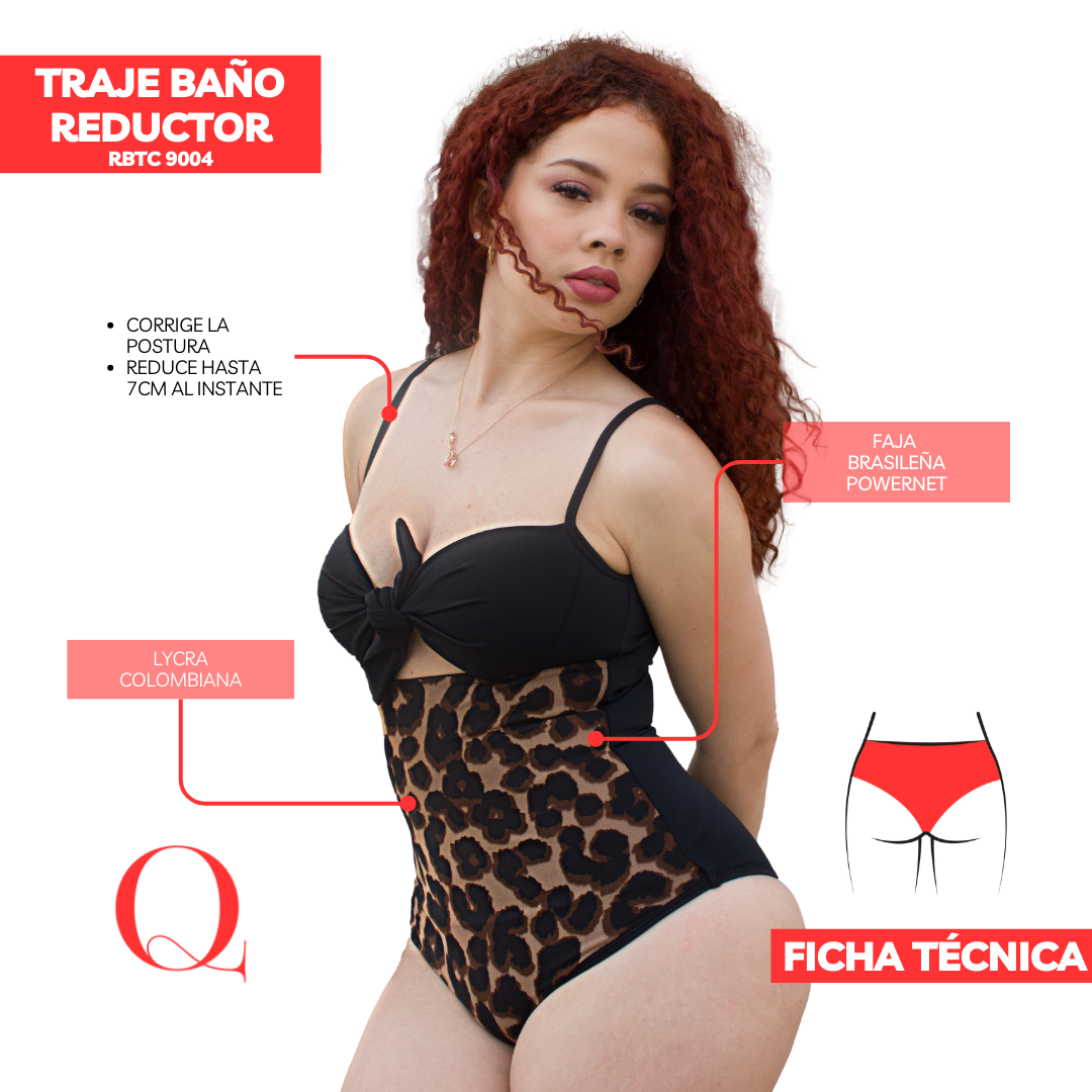 Traje de Baño con Faja Reductor RBTC9004