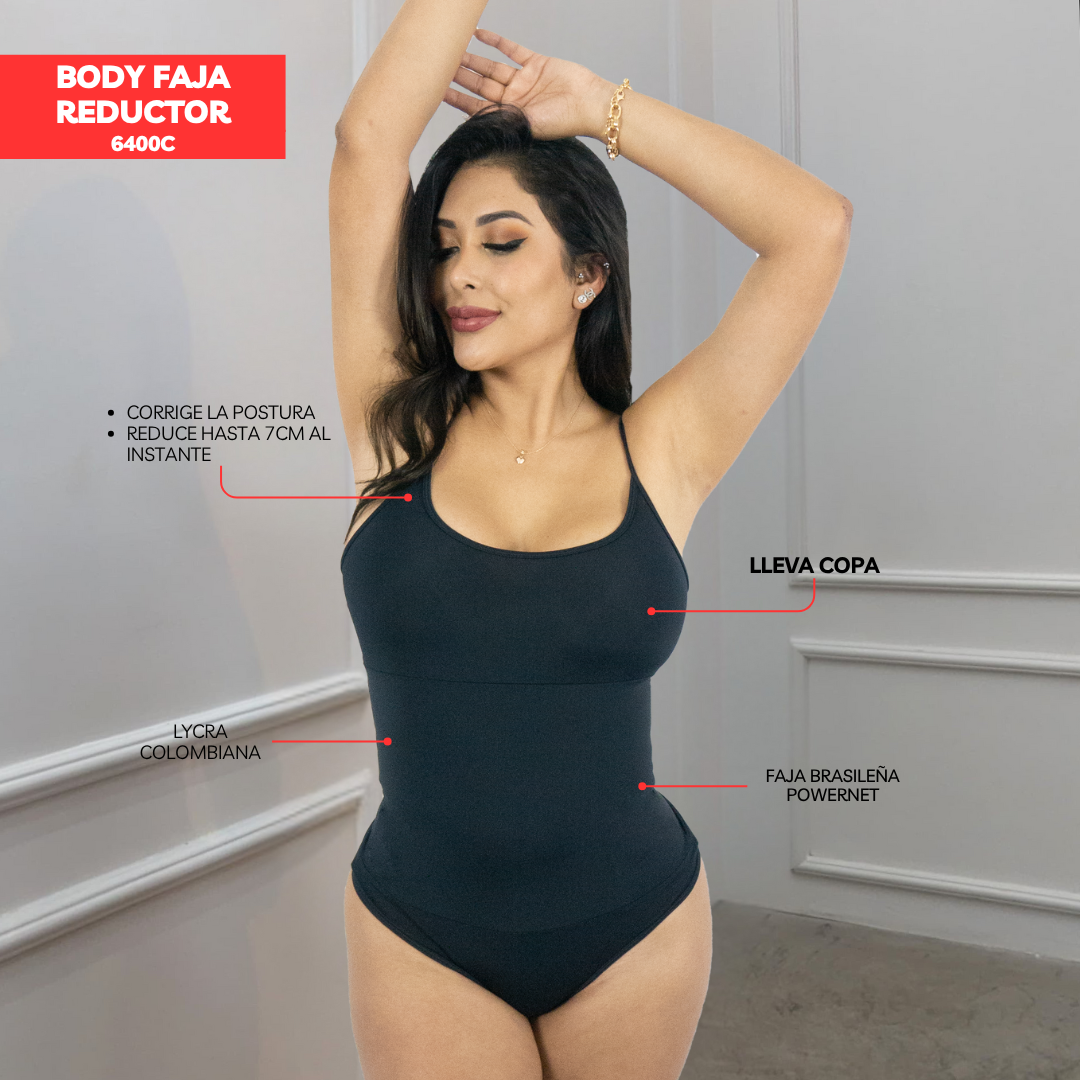 BODY FAJA REDUCTOR COLOMBIANO - MODA COPA 6400C
