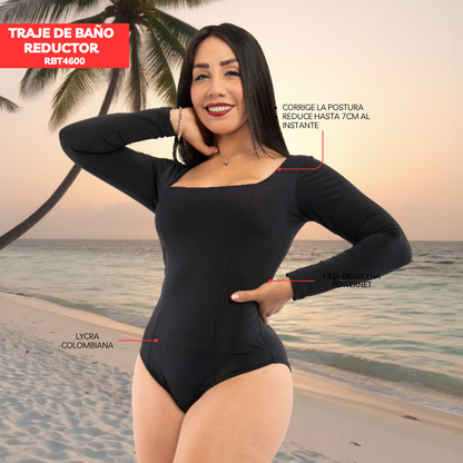 TRAJE DE BAÑO CON FAJA EXCLUSIVE RBT4600