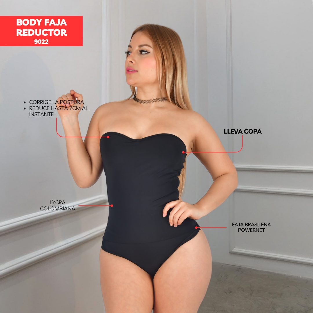 BODY FAJA REDUCTOR COLOMBIANO - MODA COPA 9022