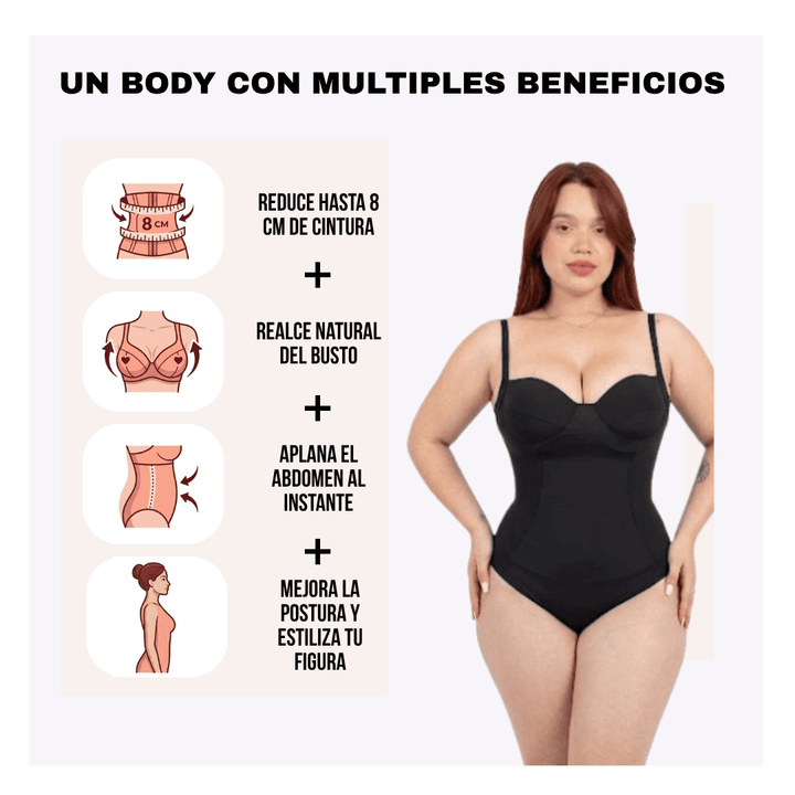 BODY FAJA REDUCTOR COLOMBIANO - MANGA CORTA 7800