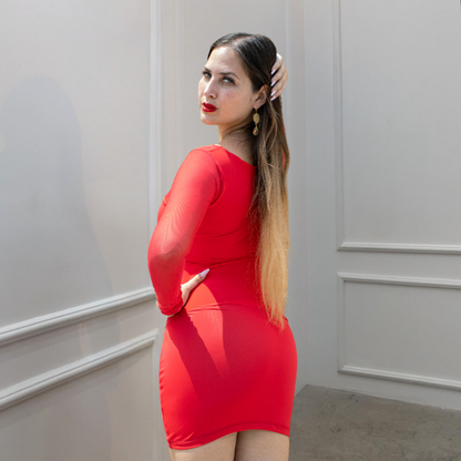VESTIDO FAJA REDUCTOR COLOMBIANO - CASUAL V8150