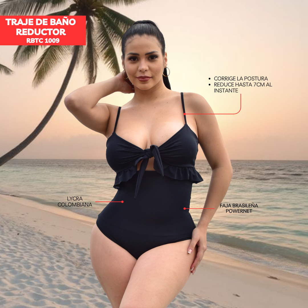 TRAJE DE BAÑO CON FAJA MODA RBTC1009