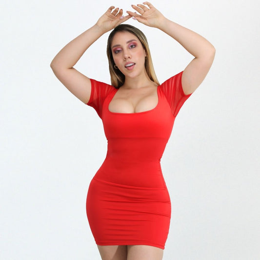 Vestido con Faja Reductor V3000