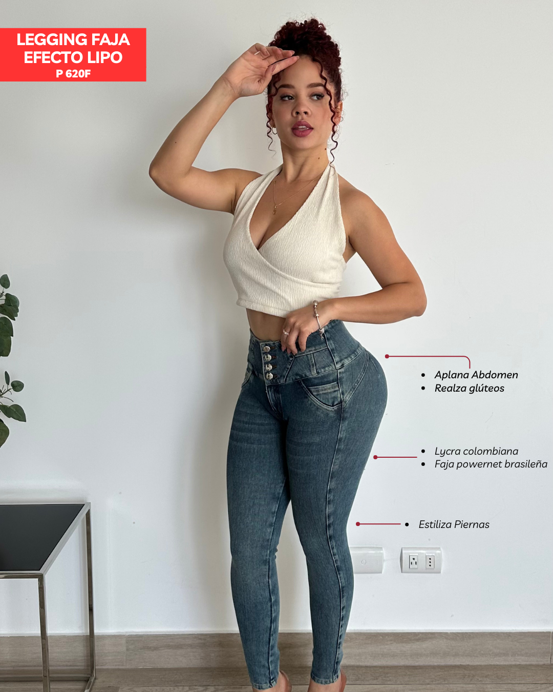 JEANS FAJA EFECTO LIPO PREMIUM 620F