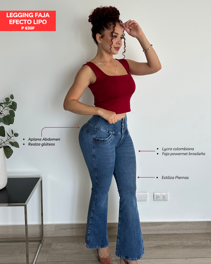 JEANS FAJA EFECTO LIPO PREMIUM 630F