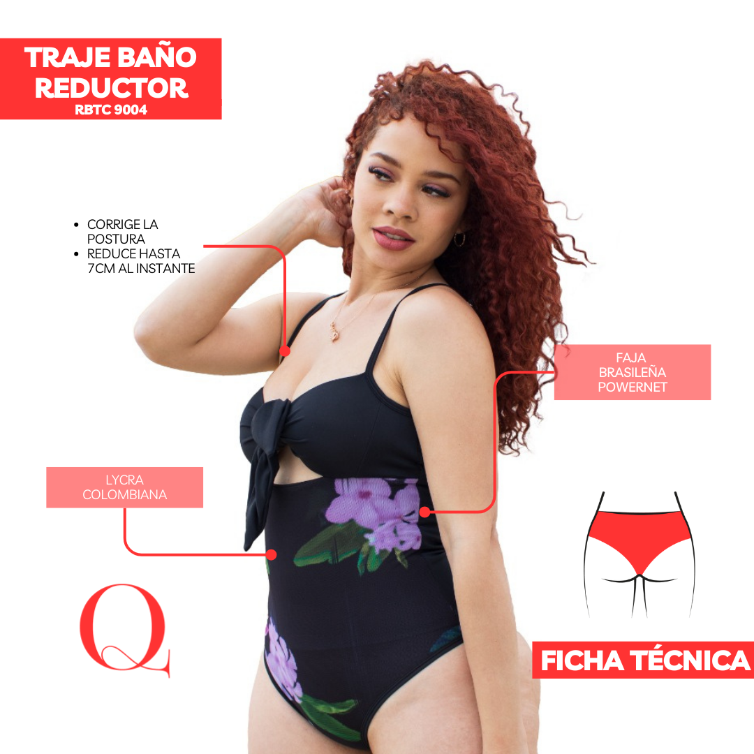 Traje de Baño con Faja Reductor RBTC9004