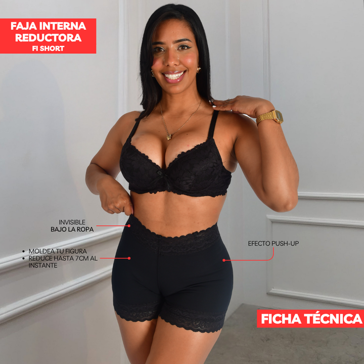 FAJA INTERNA - SHORTS POWERNET ULTRALEVANTACOLA-FISHORT