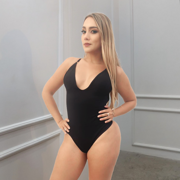 FAJA INTERNA BODYS POWERNET -TIPO V PROFUNDO  Y CON COPAS FI9022