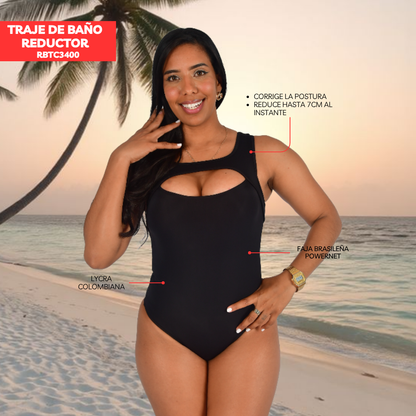 TRAJE DE BAÑO CON FAJA EXCLUSIVE RBTC3400