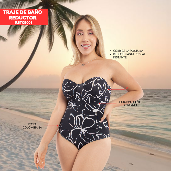 TRAJE DE BAÑO CON FAJA EXCLUSIVE RBTC9003
