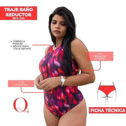 Traje de Baño con Faja Reductor RBTC2501