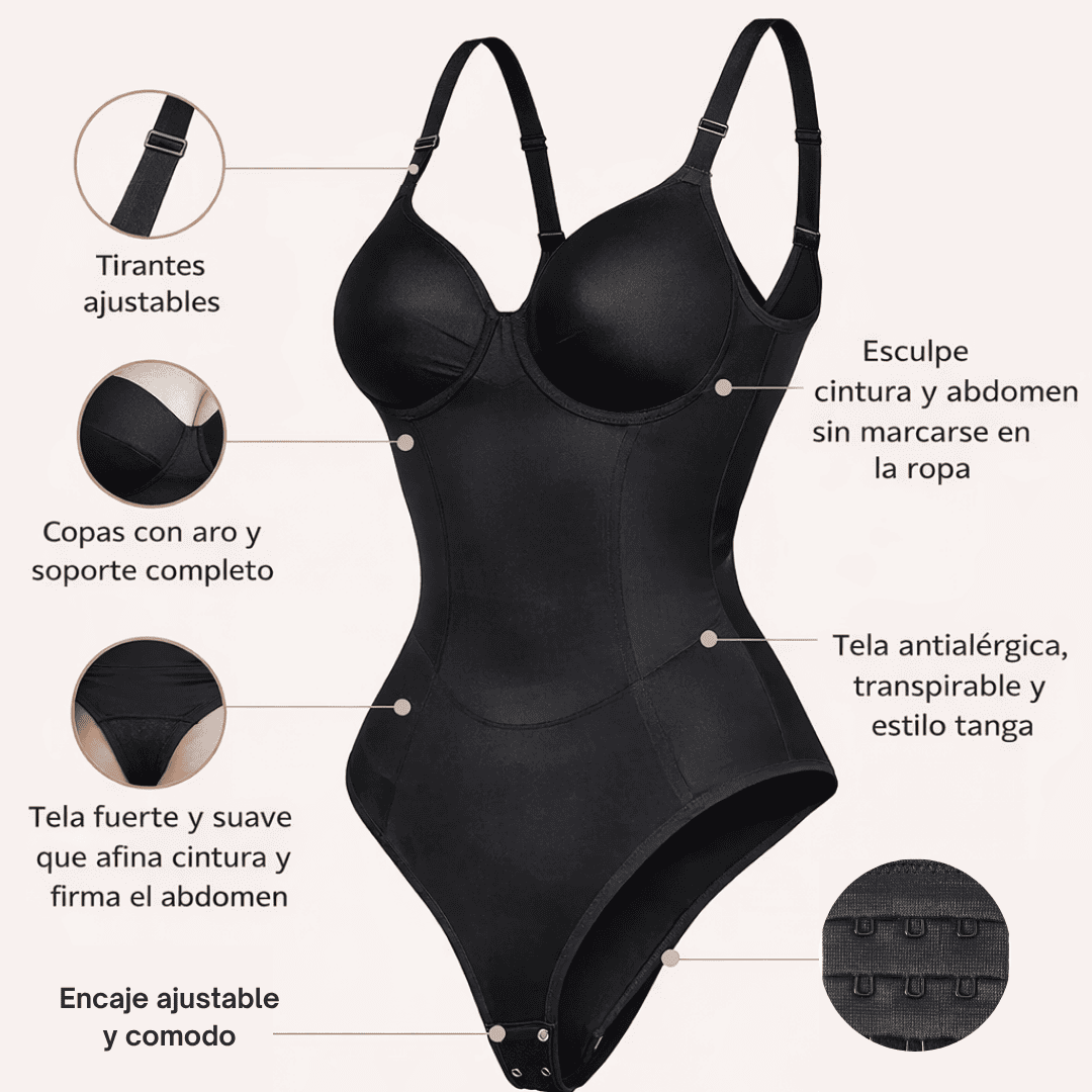 BODY FAJA REDUCTOR COLOMBIANO - MANGA CORTA 7800