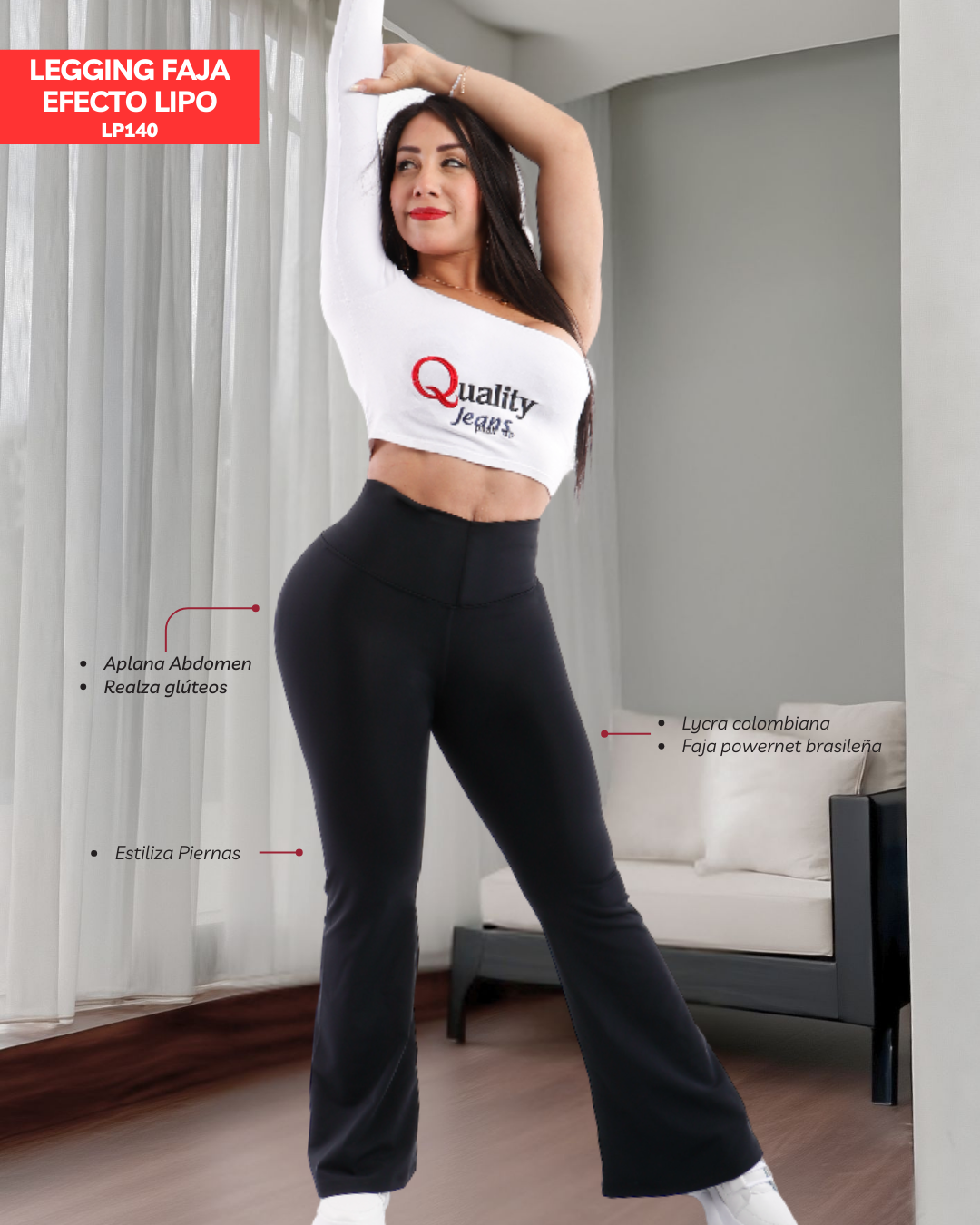 LEGGINS FAJA EFECTO LIPO LP140