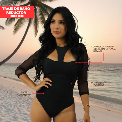 TRAJE DE BAÑO CON FAJA MODA RBTC1010