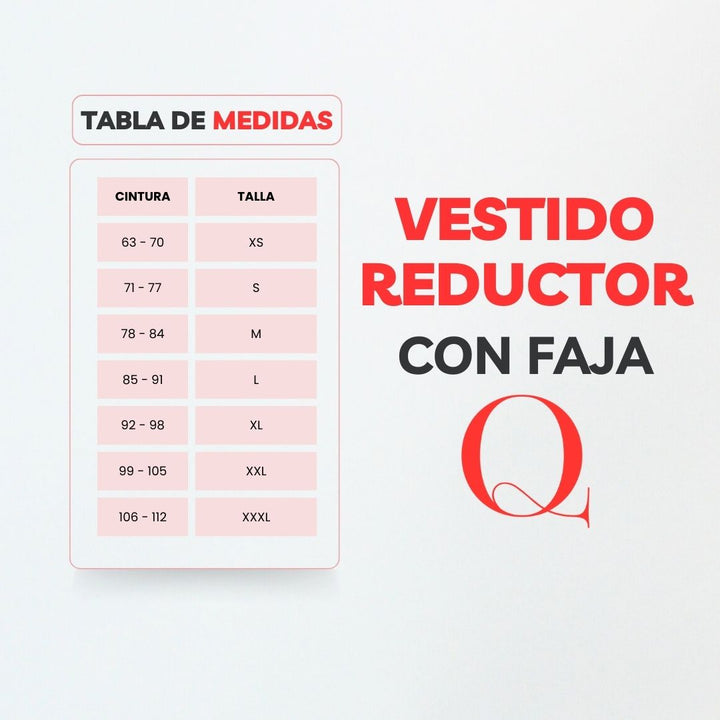 Vestido con Faja Reductor V4500