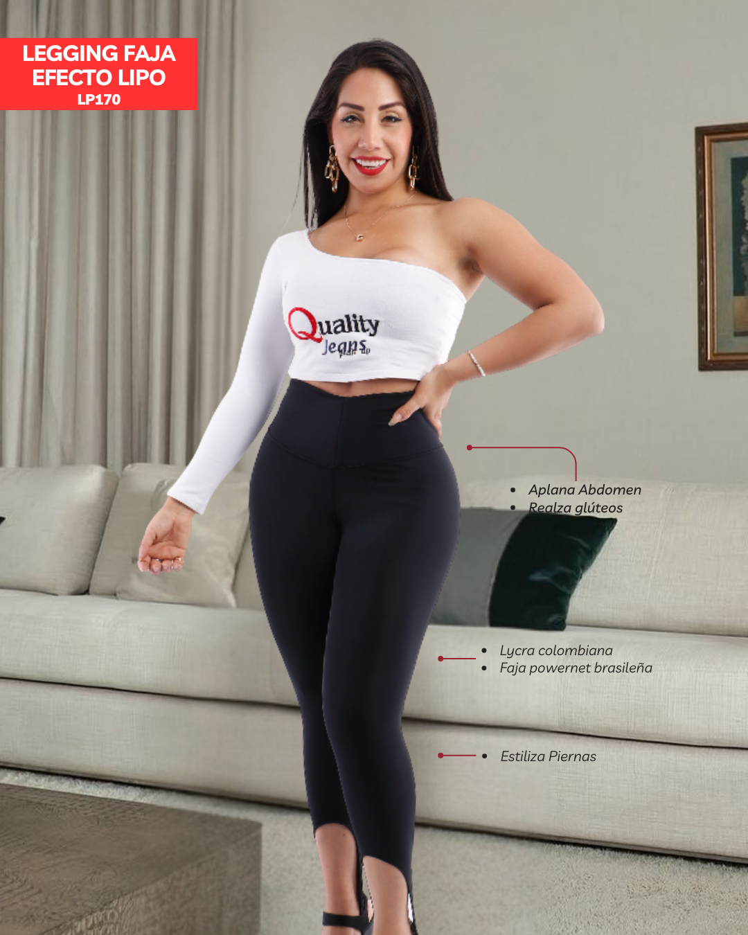 LEGGINS FAJA EFECTO LIPO LP170