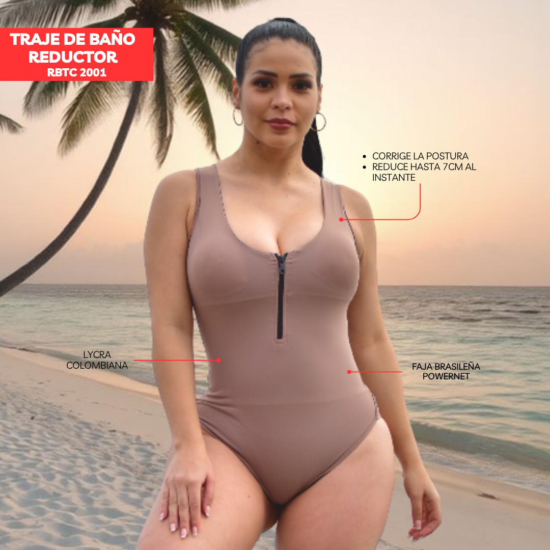 TRAJE DE BAÑO CON FAJA MODA RBTC2001