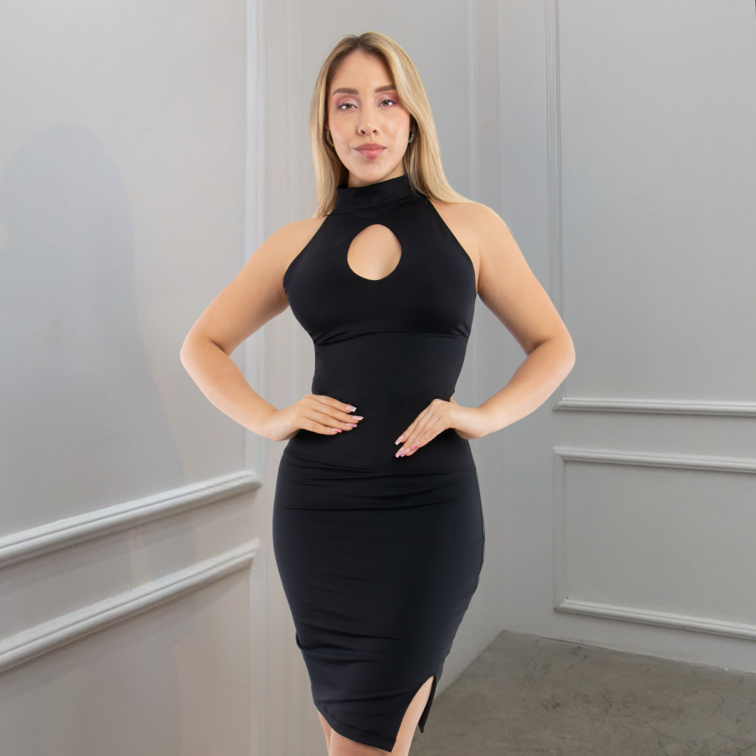 VESTIDO FAJA REDUCTOR COLOMBIANO - CASUAL V1004