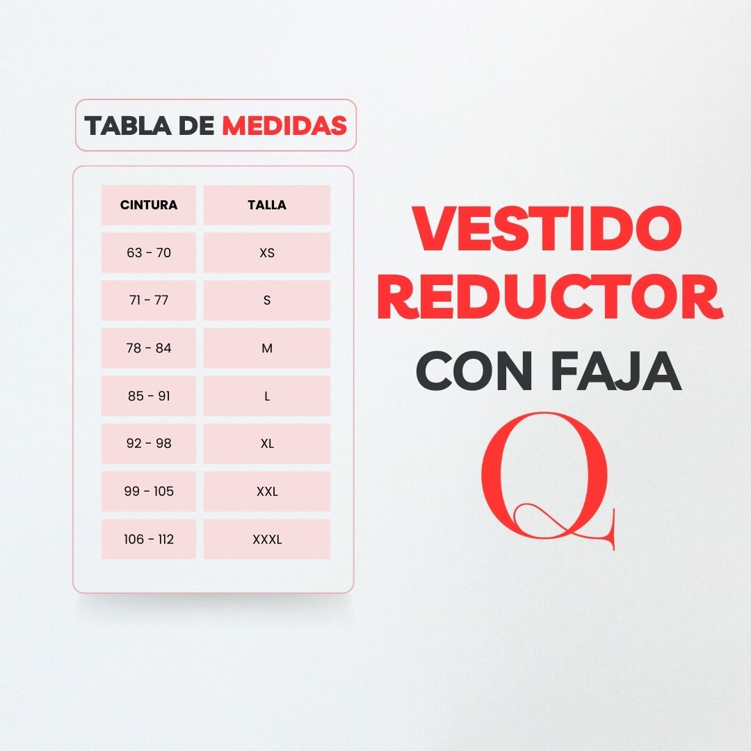 Vestido con Faja Reductor V5700BL