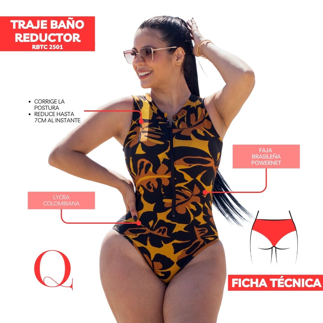 Traje de Baño con Faja Reductor RBTC2501