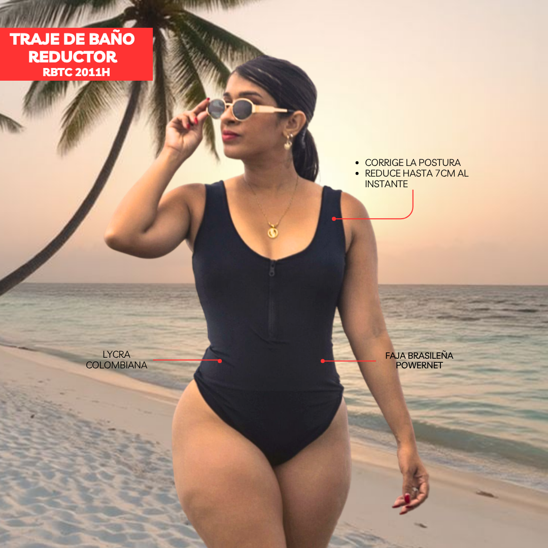 TRAJE DE BAÑO CON FAJA MODA RBTC2011H