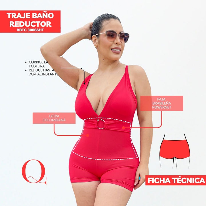 Traje de Baño con Faja Reductor RBTC3006SHT