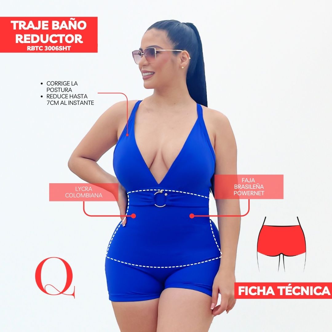 Traje de Baño con Faja Reductor RBTC3006SHT