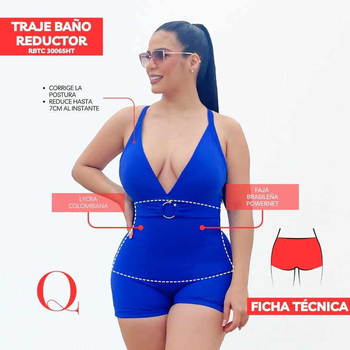 Traje de Baño con Faja Reductor RBTC3006SHT