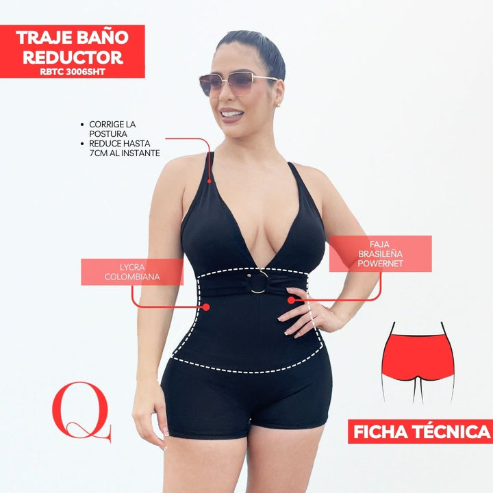 Traje de Baño con Faja Reductor RBTC3006SHT